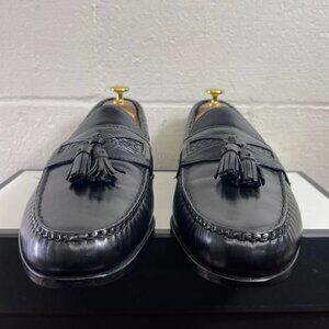 Allen Edmonds 47711 Maxfield Black Leather Tassel Loafers Dress Shoes Men's 11 D